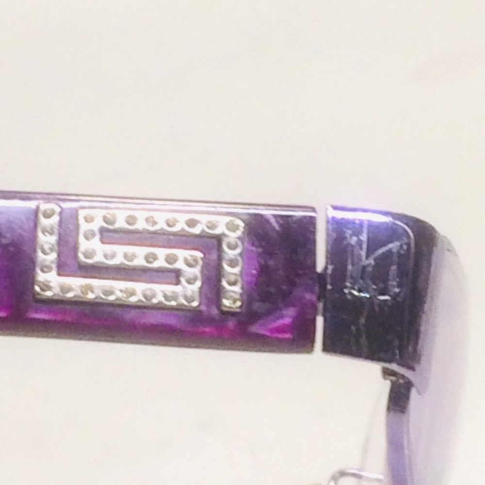 Versace Greek Key Crystal Eyeglasses Frames -Italy - Picture 10 of 13
